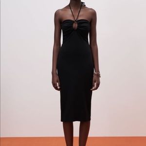 Zara Cut Out Midi Dress